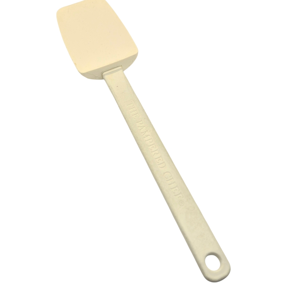Pampered Chef White Silicone Scraper Spatula Set Heat Resistant Kitchen Tools - Picture 12 of 13